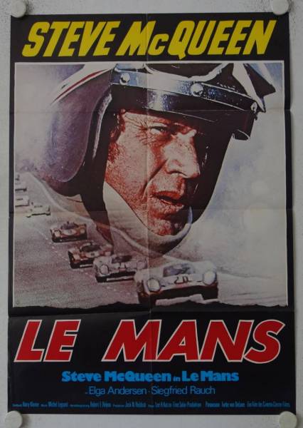 Le Mans original release german movie poster